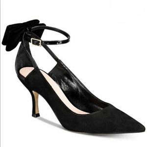 EUC kate spade Sheena in black suade